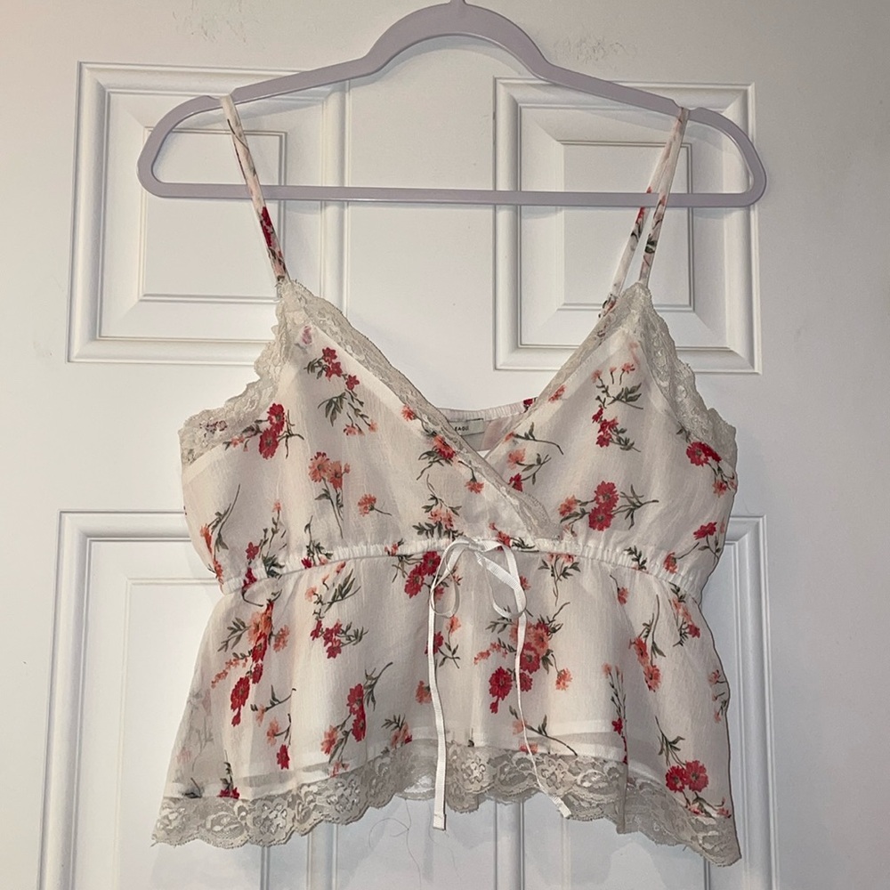 NWT American Eagle Floral Cami Sz S